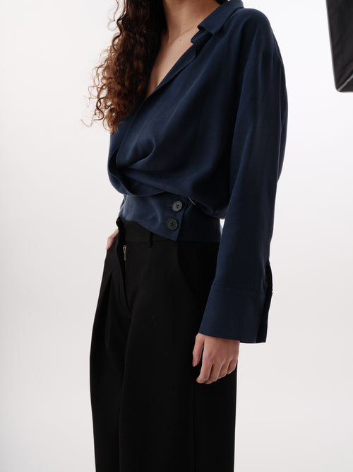 The Wrapped Blouse